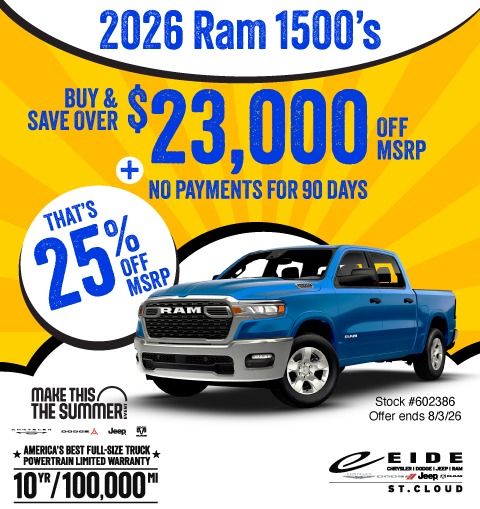2026 RAM 1500 Lease